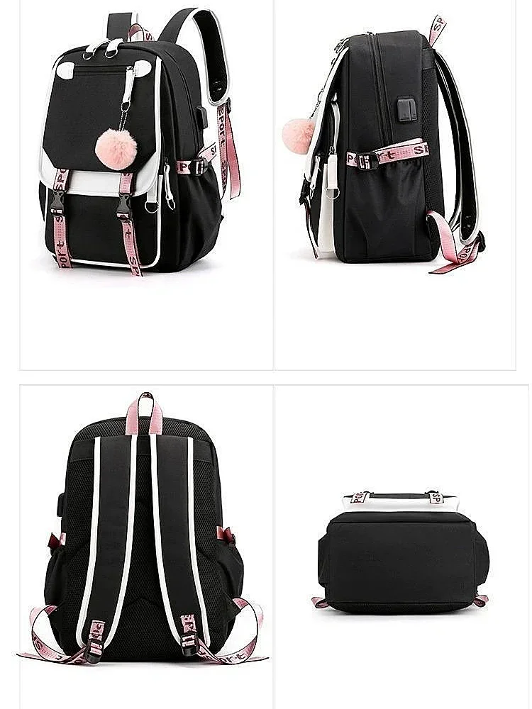 Дышащая сетка, USB-порт, разъем 3,5 мм, CountryHumans Country Humans Countryball Polandball Школьные сумки, аниме-рюкзаки для девочек и мальчиков