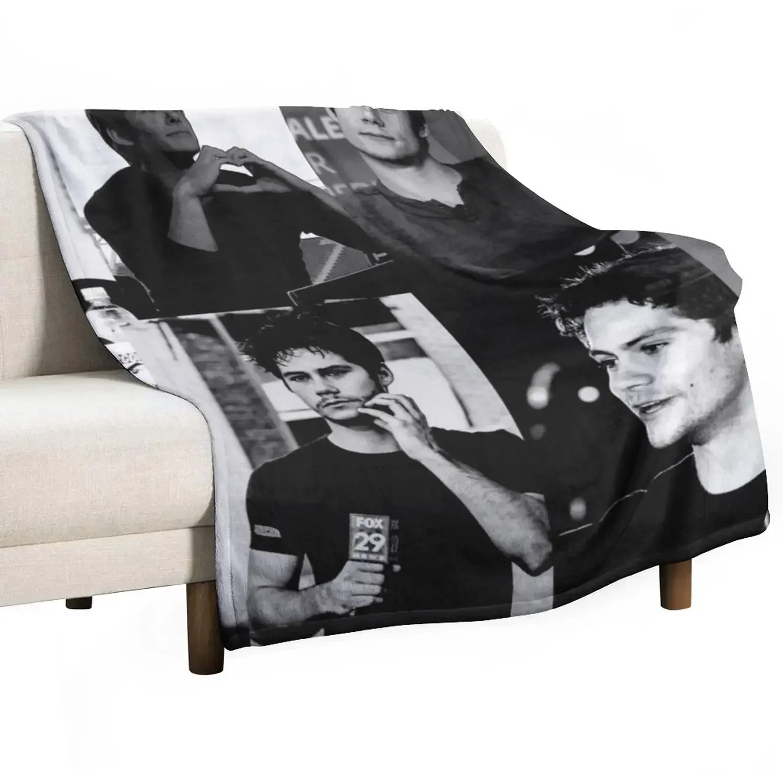 

dylan o'brien Throw Blanket decorative for babies Bed linens Blankets