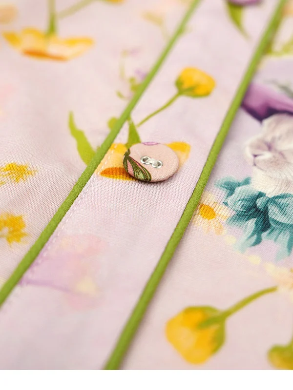 

JUNGLE ME Ретро Юбка-миди с высокой талией и цветочным принтом на эластичной талии Цветная юбка трапециевидной формы Ele Summer Faion Женская...