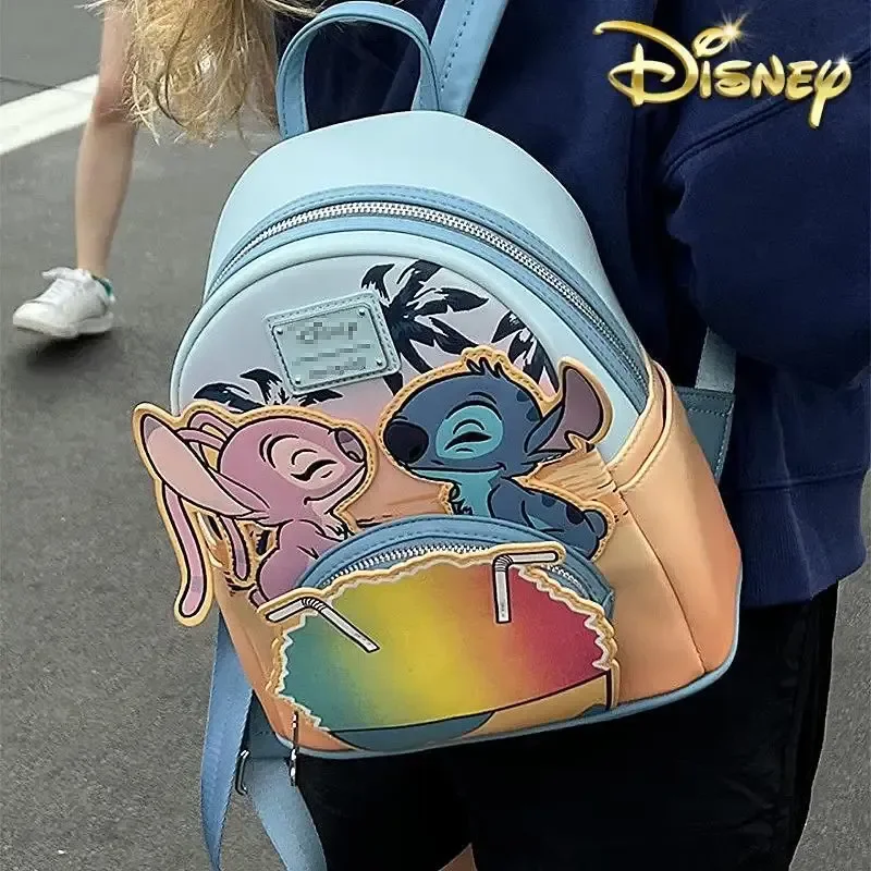 

Loungefly Stitch Disney Lilo and Stitch Snow Cone Date Night Womens Double Strap Shoulder Bag Mini Backpack Stitch Disney