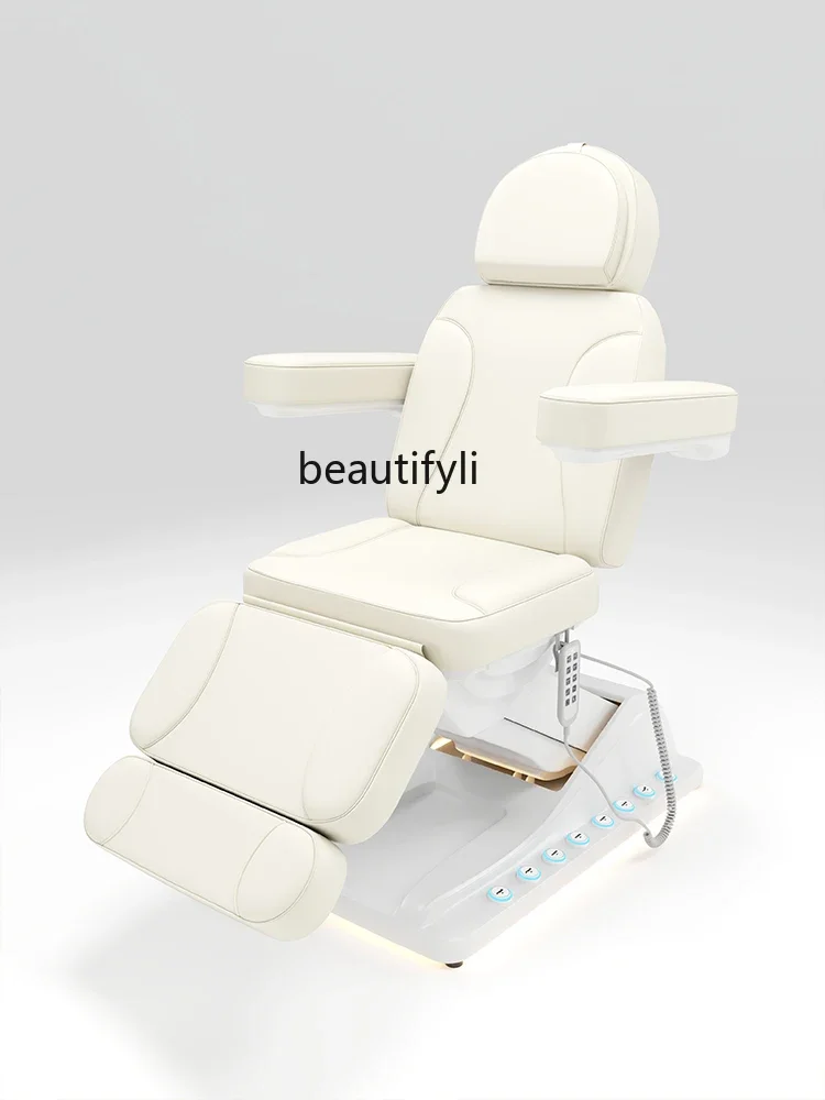 Lit de beauté électrique A50 Premium sense, lit élévateur électrique spécial, magasin d'oreilles, lit de tatouage de cils