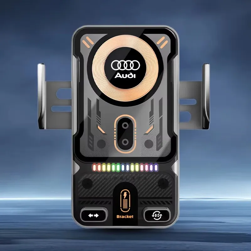 

Car Phone Holder Wireless Charger Fixed Phone Holder For Audi A3 A4 A6 Q5 A5 A1 Q3 Q7 A7 TT Q2 SQ5 RSQ3 RSQ8 S3 S4 RS5 RS6 S7 S8