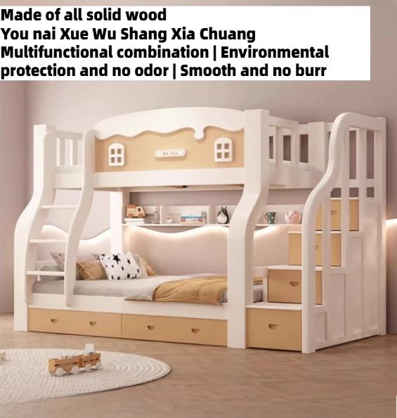 Camas literas tipo loft con cajones de almacenamiento de 150x200cm, con escaleras, camas dobles para niños, camas tamaño queen y twin, Cama Letto A Castello, muebles para dormitorio