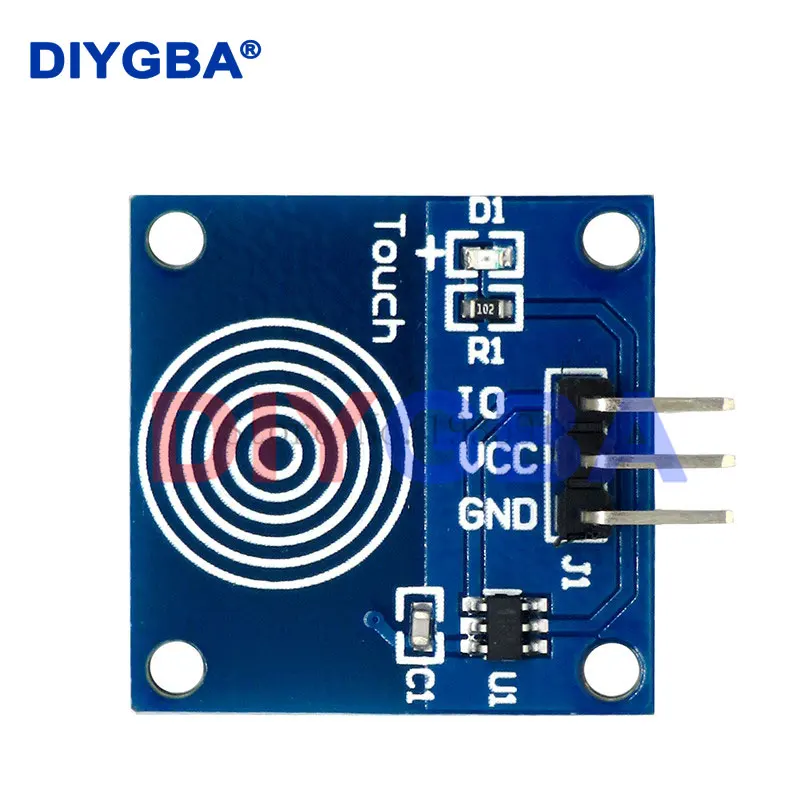 TTP223B 1 canal Jog Sensor táctil Digital capacitivo táctil interruptor módulos accesorios para arduino KIT de bricolaje