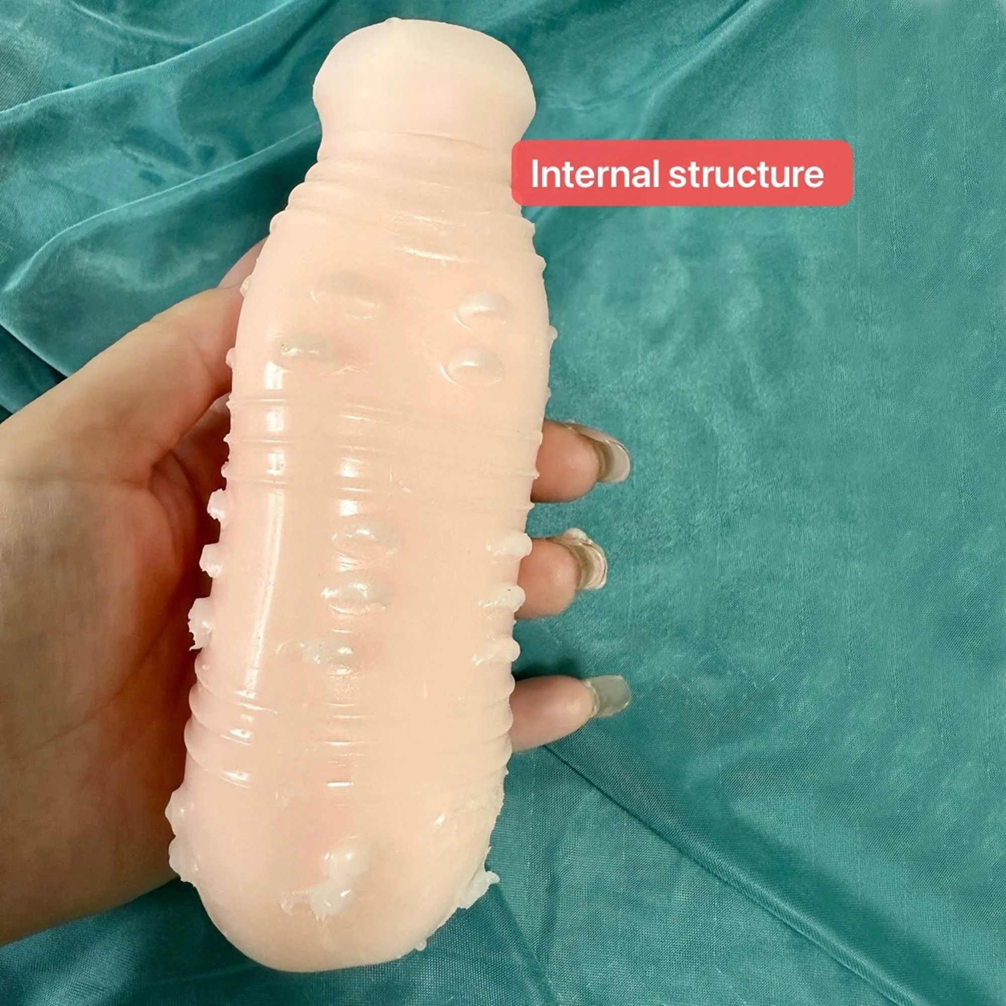 لينة سيليكون واقعية المهبل الاصطناعي جيب كس الذكور جهاز استمناء الكبار لعبة الجنس زجاجة على شكل لعبة المثيرة ألعاب جنسية