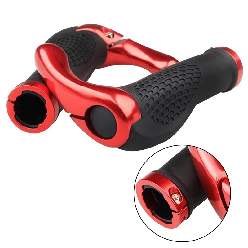 Mountain Bicycle Bike Cycling Lock-On Handlebar Hand Bar End Grips Set