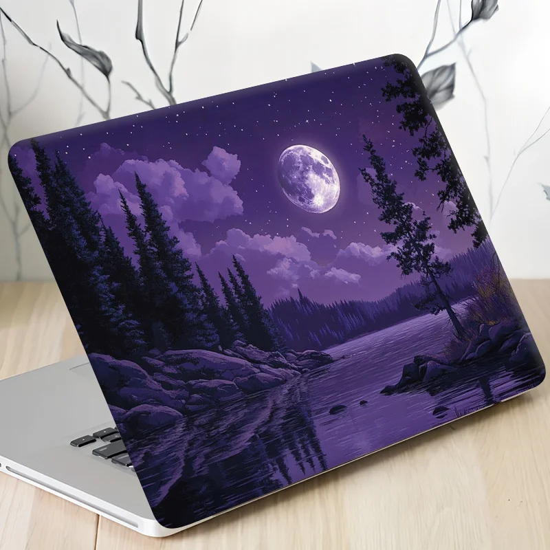 2 Piece Laptop Light Beige, Scratch Resistant, Self Adhesive Suitable for 12-15.6 Laptop, High Quality Themed DIY Cut Design