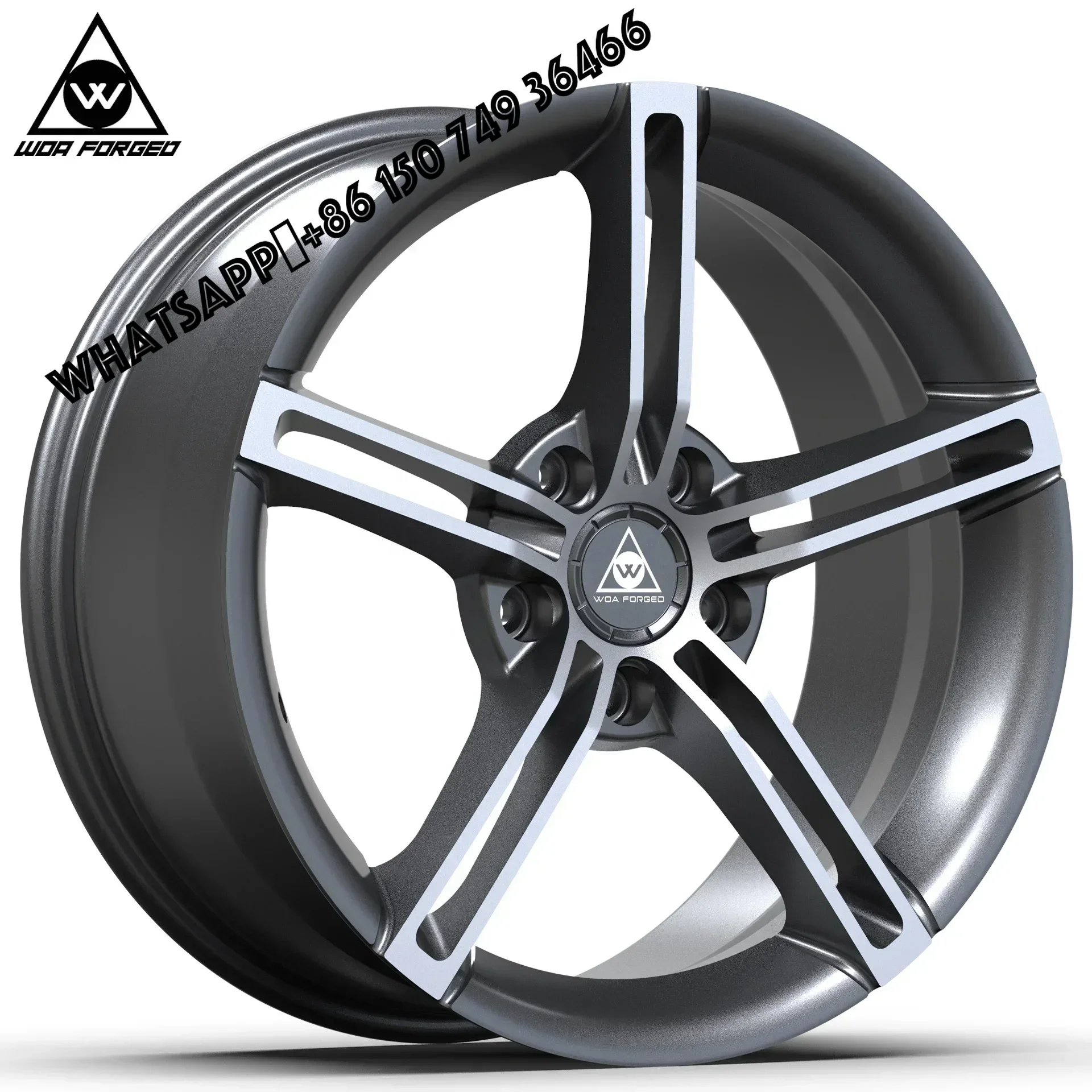6061-T6 WOA FOREGD 19 20 21 22 Inch Forged Wheels Alloy Luxury Car Wheel 5 Spoke Rims for volvo bmw audi benz Ja