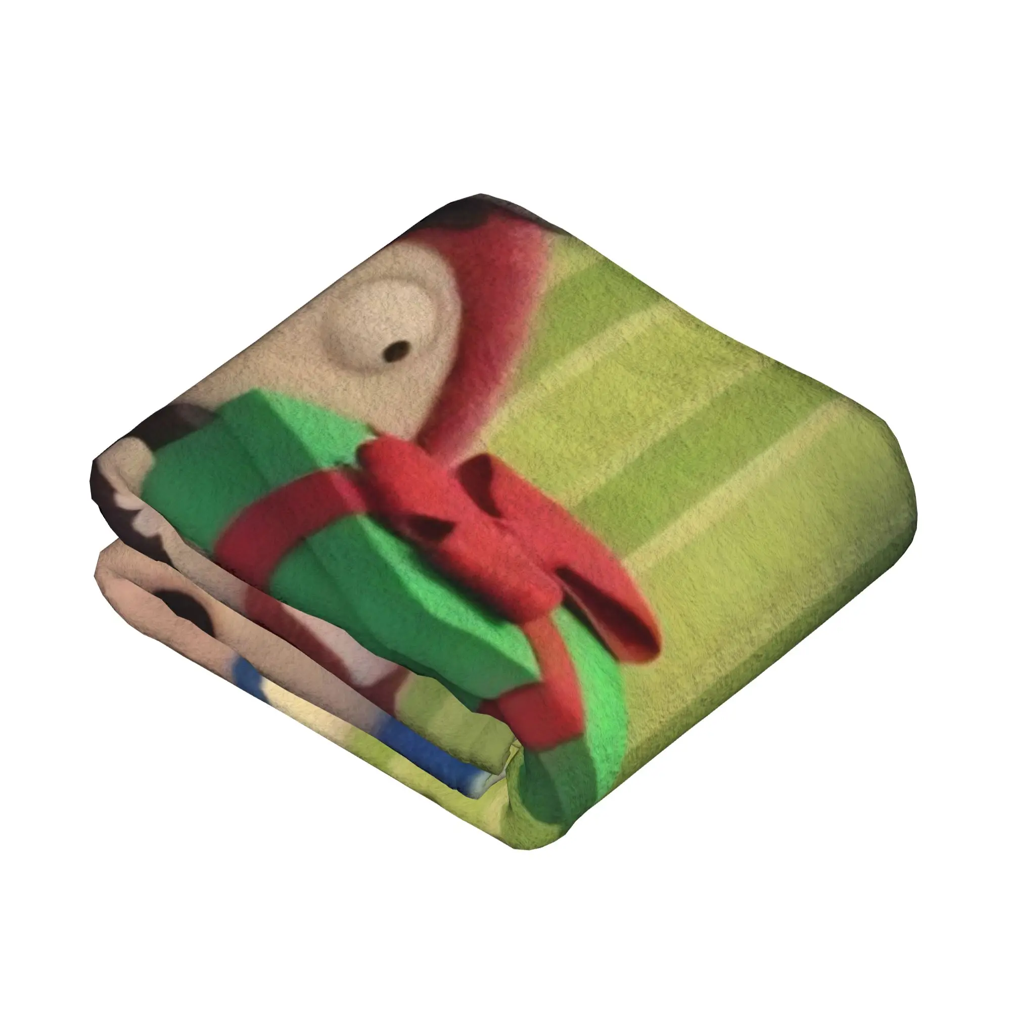 Oddbodse Animated Comedy Fleece Throw Blanket Christmas Fuse Pogo Blanket for Sofa Bedroom Warm Bed Rug