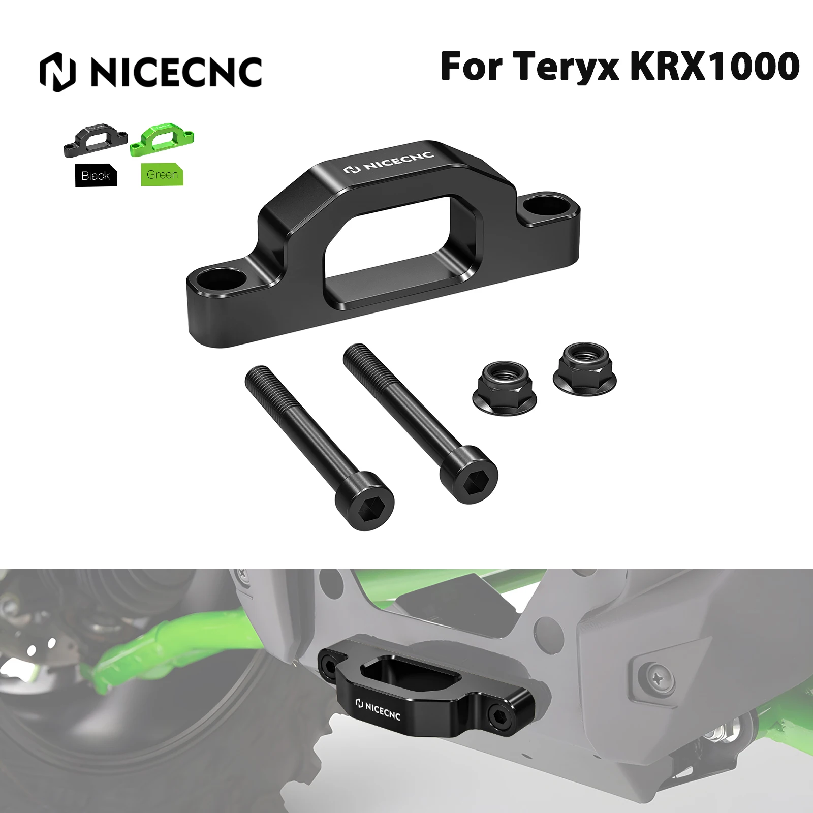 

For Kawasaki Teryx KRX 1000 Tow Hook CNC-Machined KRF1000 2020-2023 Drive Belt For Kawasaki Teryx KRX1000 eS UTV Accessories