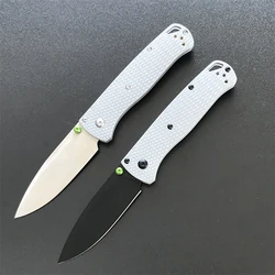 G10 Handle BM 535 Bugout Folding Knife Outdoor Saber Camping Safety Defense knives Portable Pocket EDC Tool