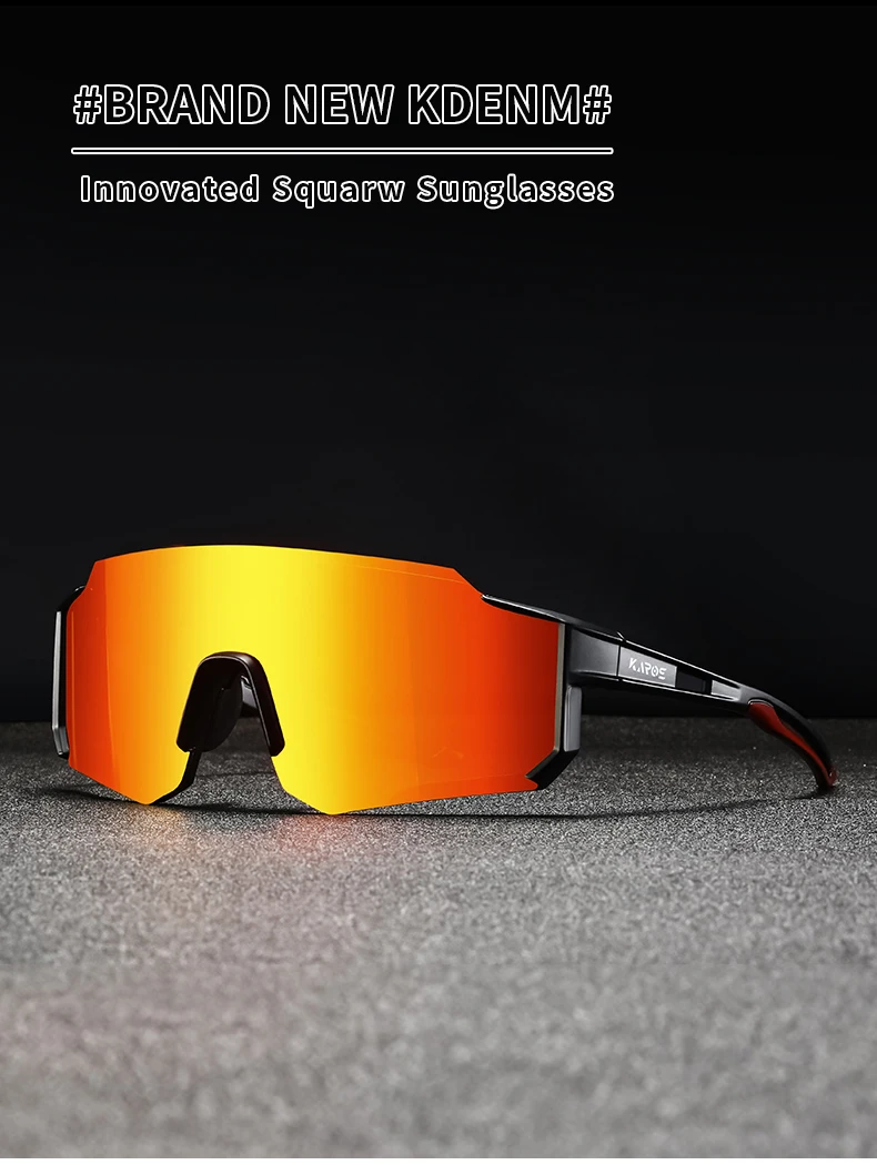 KAROS Extreme Fashion Sportbrille UV400 MTB Radfahren Fahren stoßfest Unisex mit Box – Detail 1