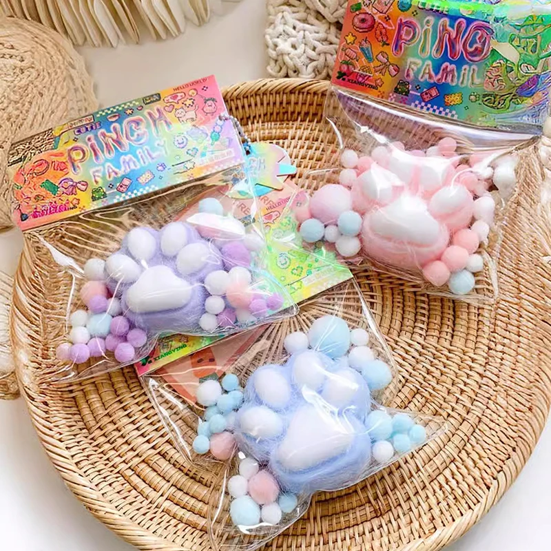 جديد الكرتون Kawaii القط باو ضغط اللعب انتعاش بطيء الضغط لعبة تقليل الضغط الضغط الاطفال لعبة للأطفال لعبة الحسية #2