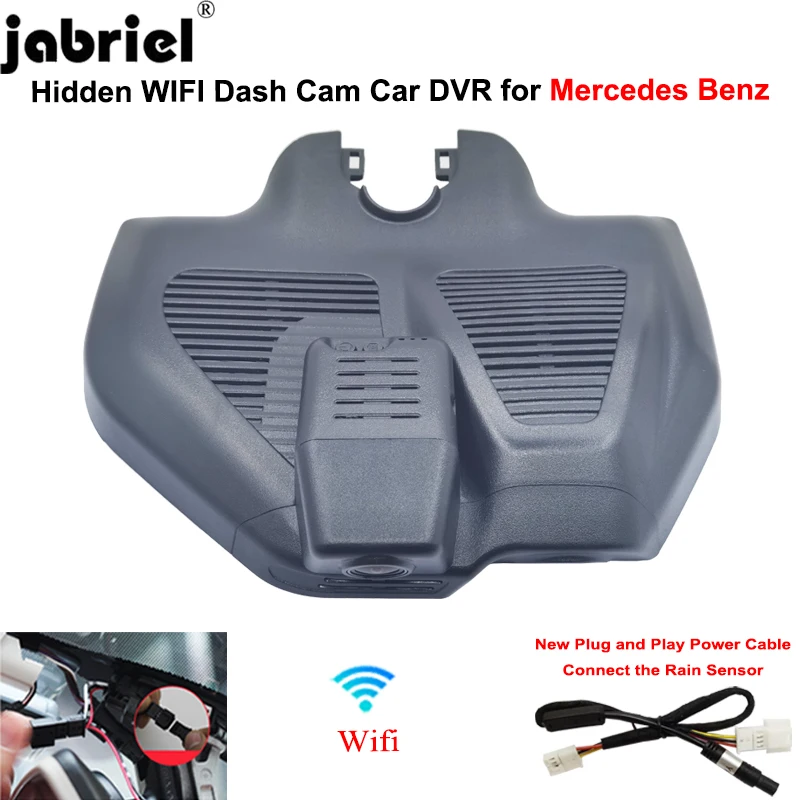 HD 1080P Wifi Plug and Play DashCam for Mercedes Benz GLC300 GLC300d GLC300e GLC x253 c253 AMG GLC43 GLC63 EQC400 2019 2020 2021