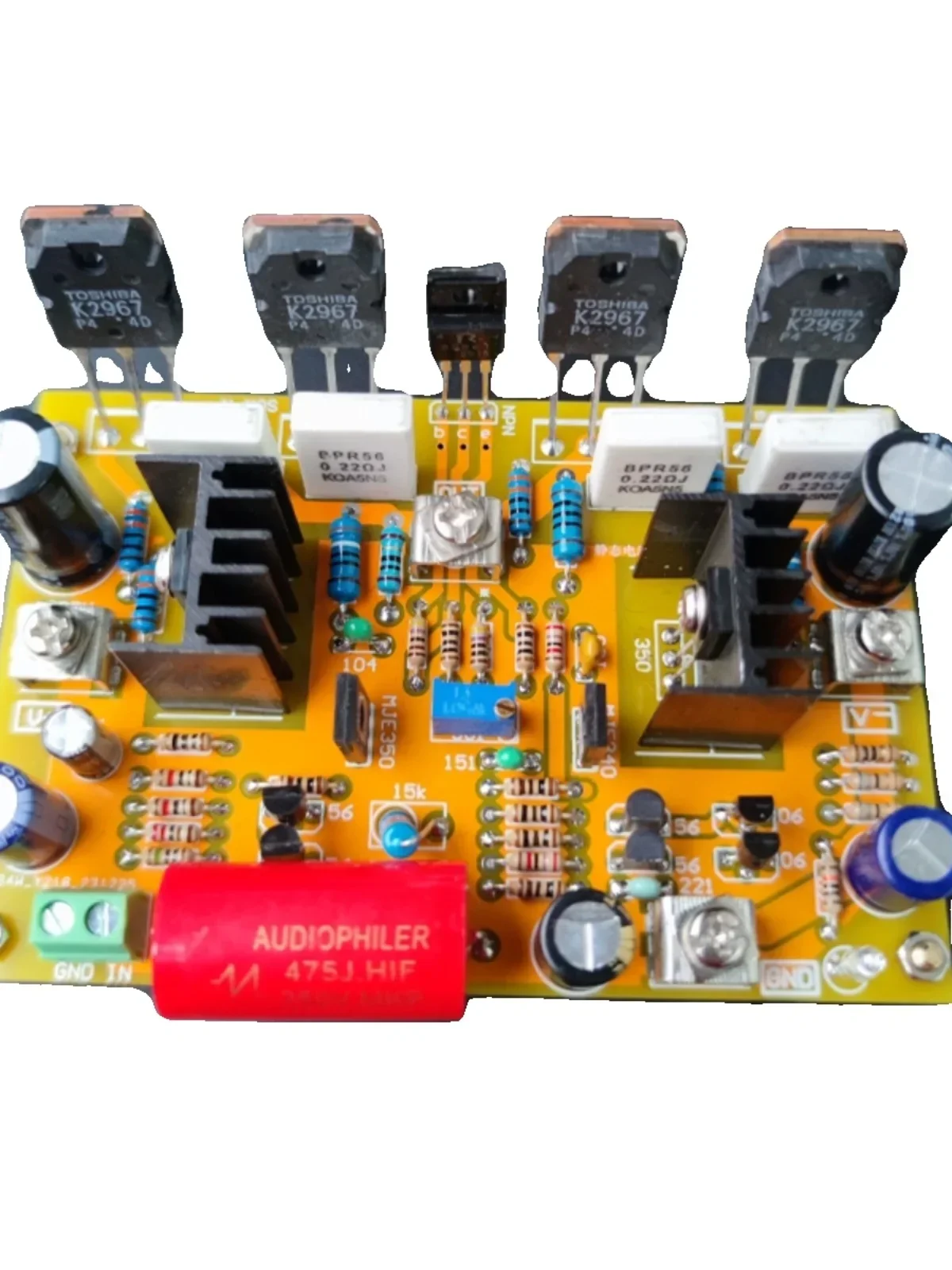 

Dual parallel high voltage version HIFI fever level field tube discrete high-power amplifier board mono finished product