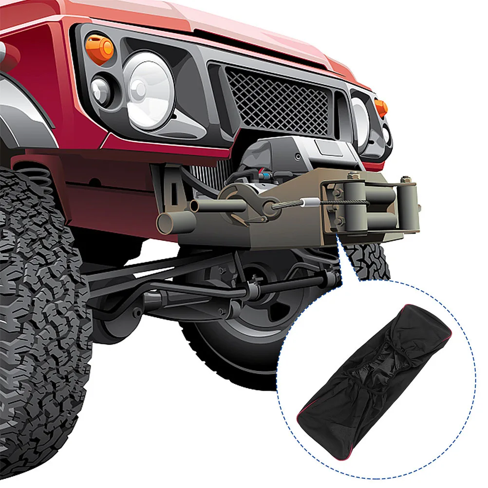 

2Pcs Waterproof Fabric Bag Premium Winch Cover for Electric Rv Boat Winch Heavy Duty Outdoor