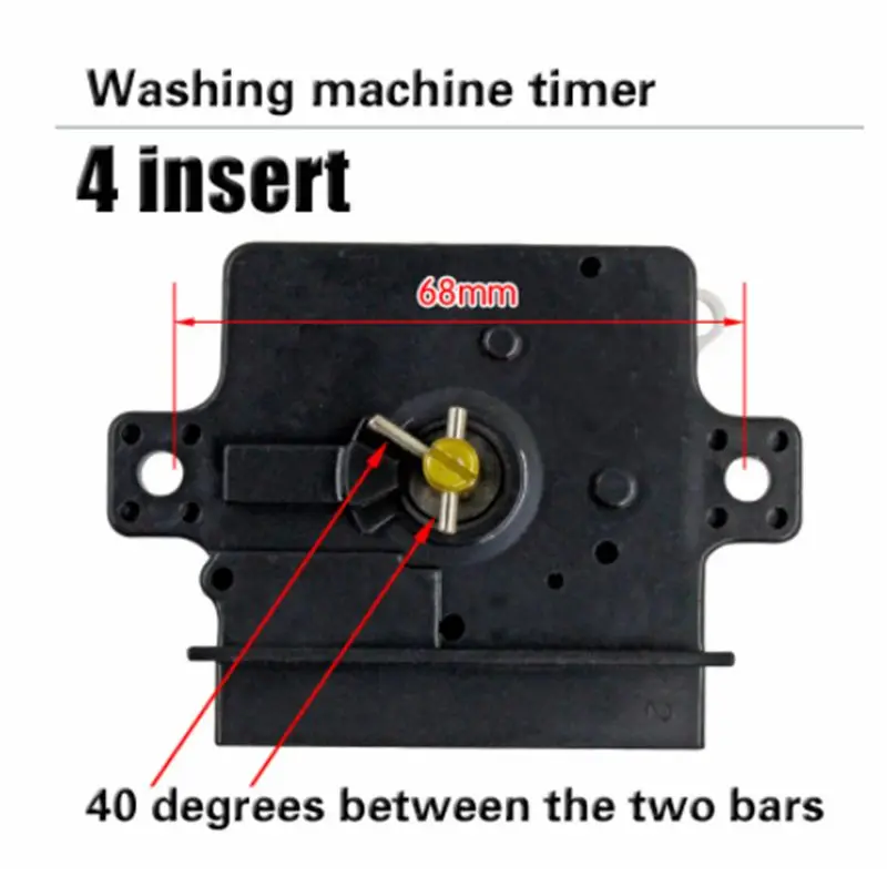 Commutateur de minuterie de machine à laver Haier, semi-automatique, double cylindre, pièces de machine à laver, 4 inserts, 15 minutes