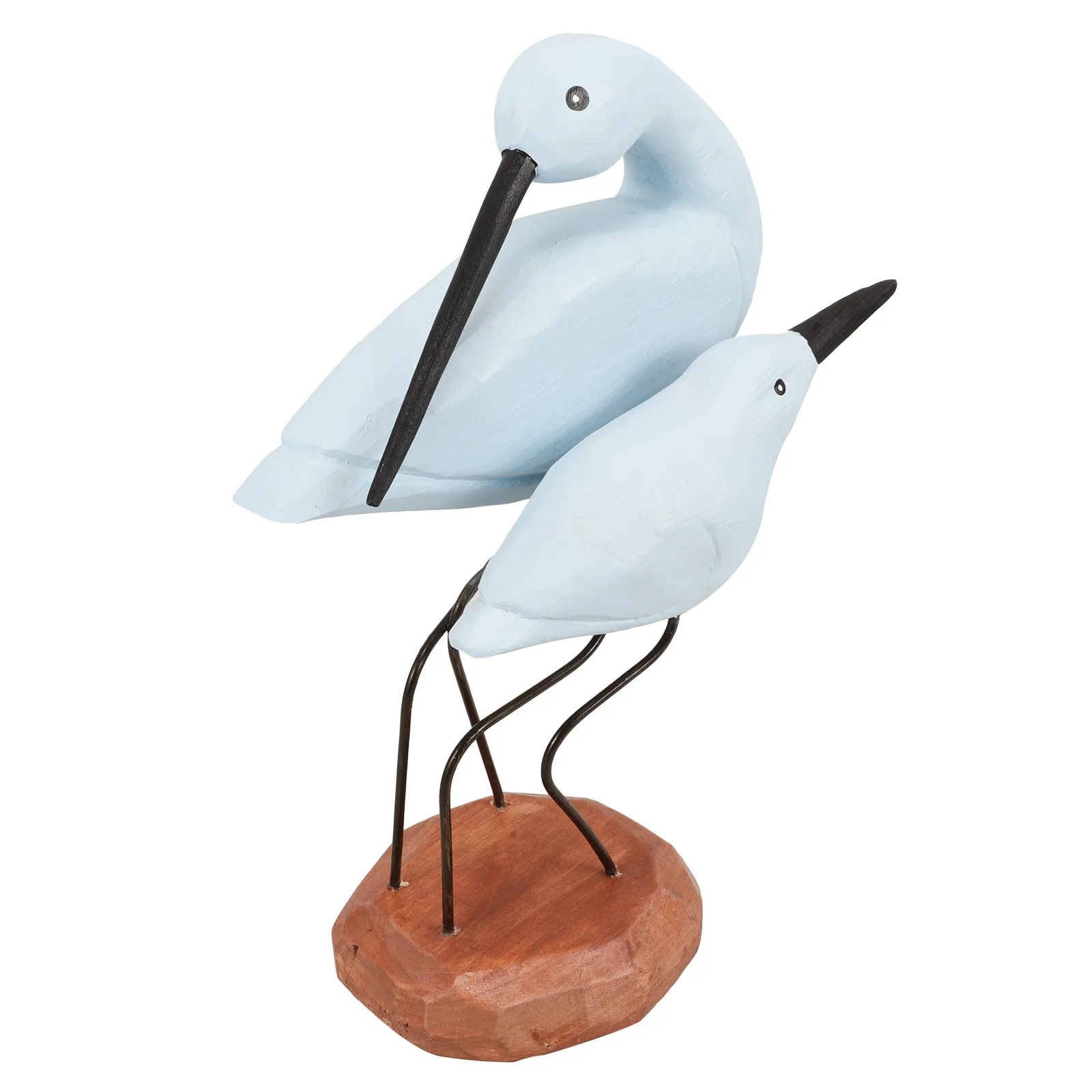 

Wooden Bird Decor Wood Bird Adornment Nordic Style Home Table Shelf Ornament Handicraft Festival Gift Wooden Handicraft