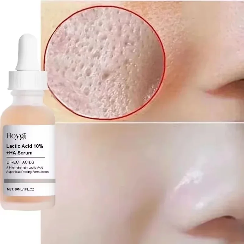 

Hot Sale Remove Large Pores Serum Lactic Acid Facial Pore Shrinking Repairing Products Pore Minimizing Firming Smooth Skin Care