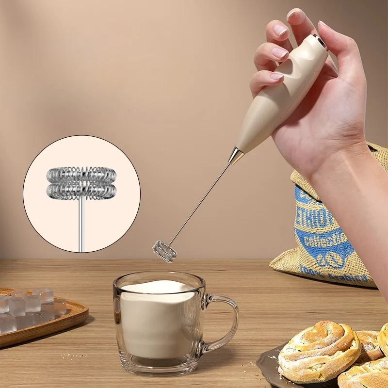 Milchaufschäumer Kaffeeaufschäumer Haushalt Elektrische Milchaufschäumer Milch Mixer Handheld Milchaufschäumer