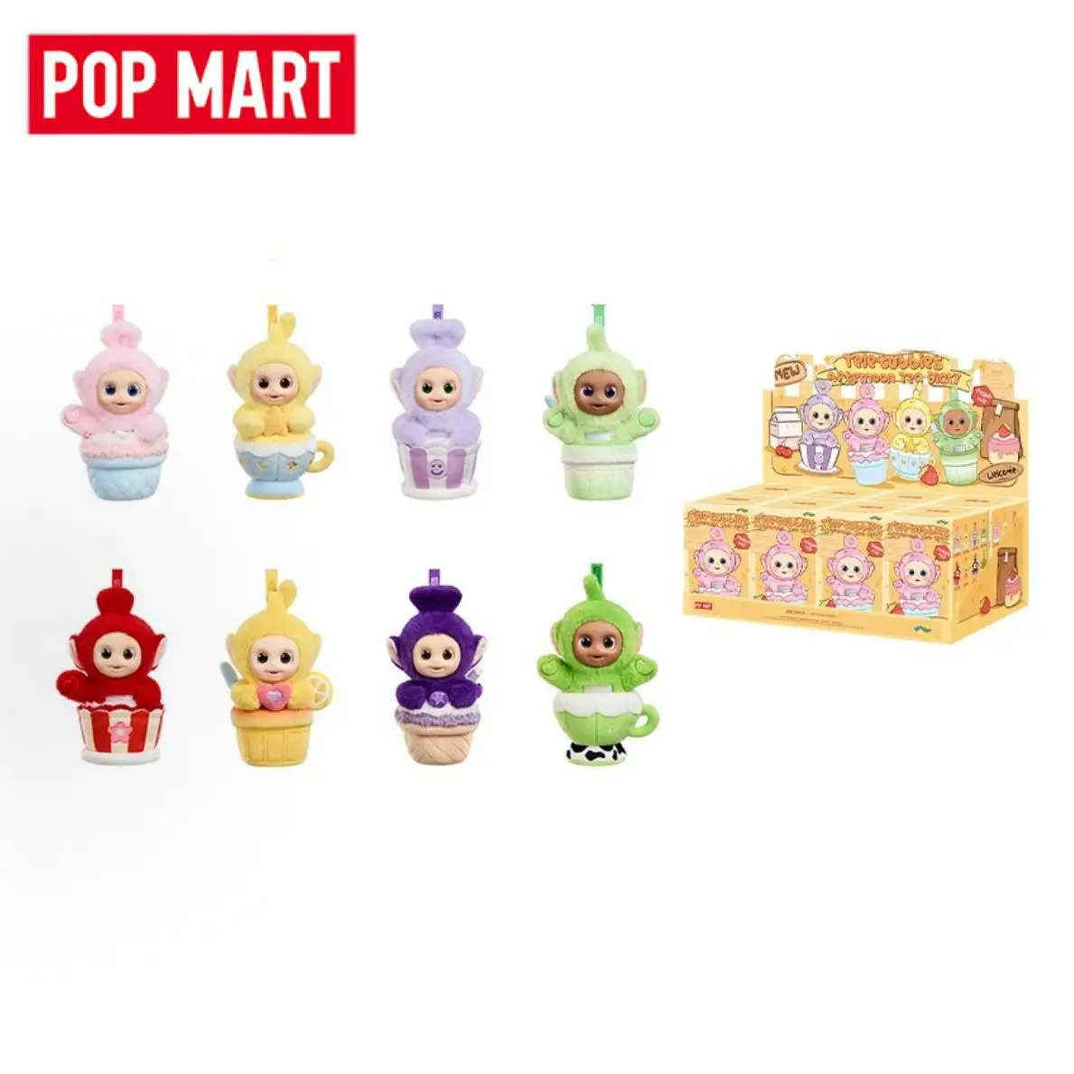 

POPMART TELETUBBIES Afternoon Tea Diary SERIES VINYL PLUSH PENDANT Trendy Mystery Box Anime Action Figure Blind Box Toys Model