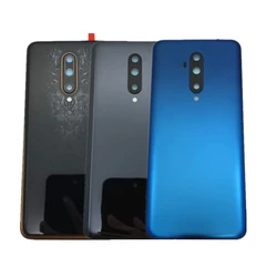 For Oneplus 7T Pro Battery Glass Back Cover Rear Door Housing Panel Case For One plus 7T Pro Replacement With Camera Lens