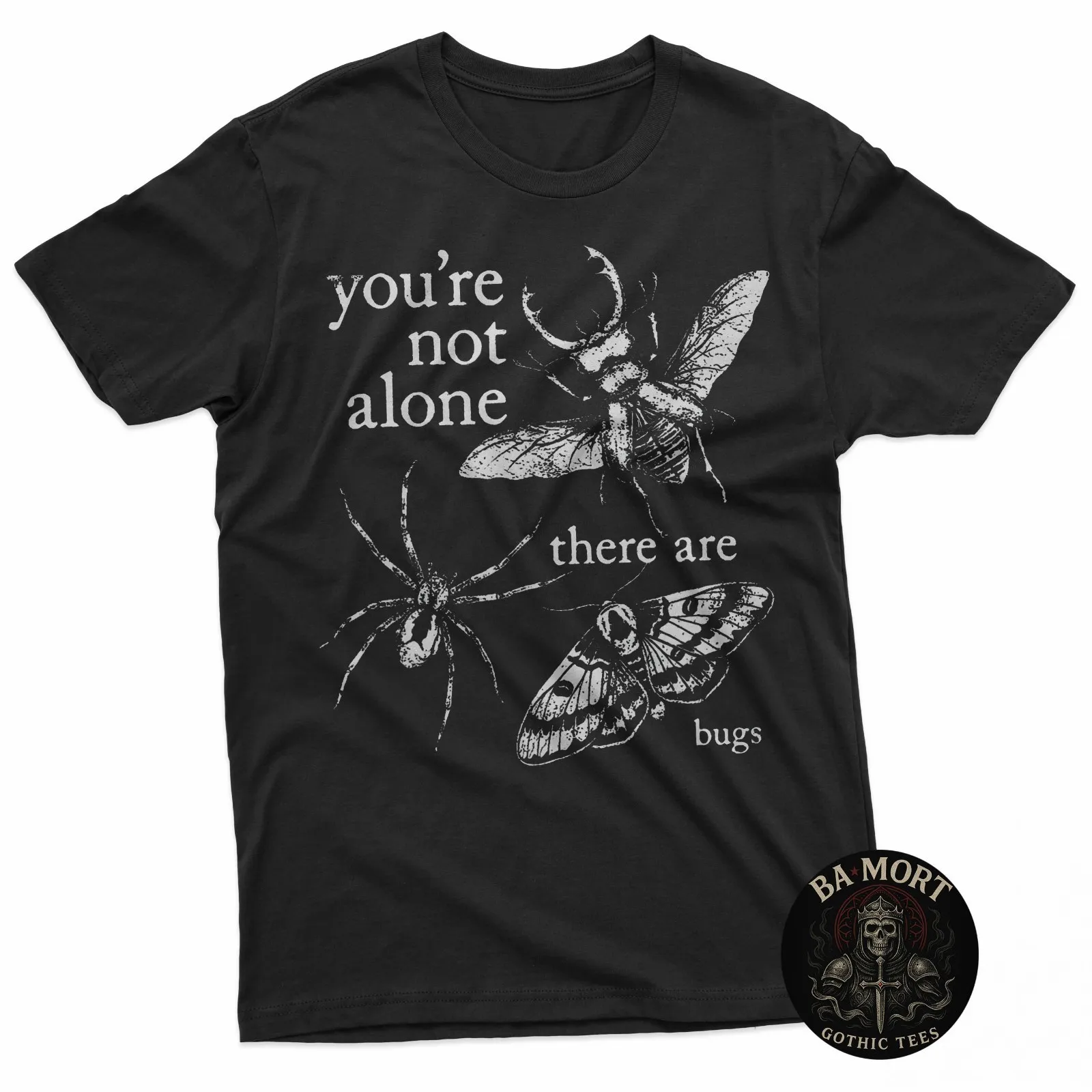

Bugs & Creepy Insects Humor Art T-Shirt for Fun Wear