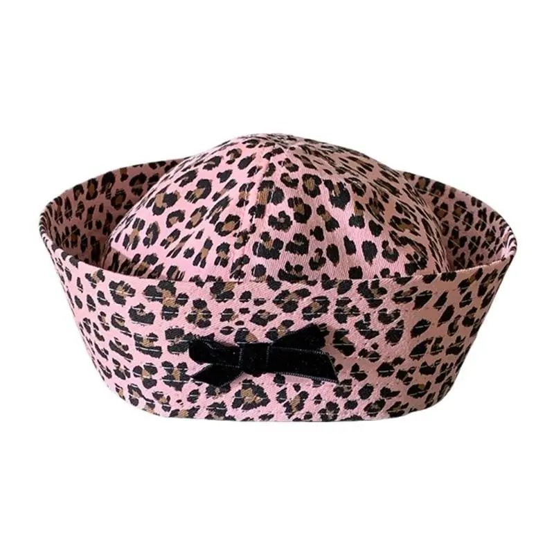 31bb-fashion-leopard-print-bowtie-hat-with-flipped-brims-women-anime-hat-headwear