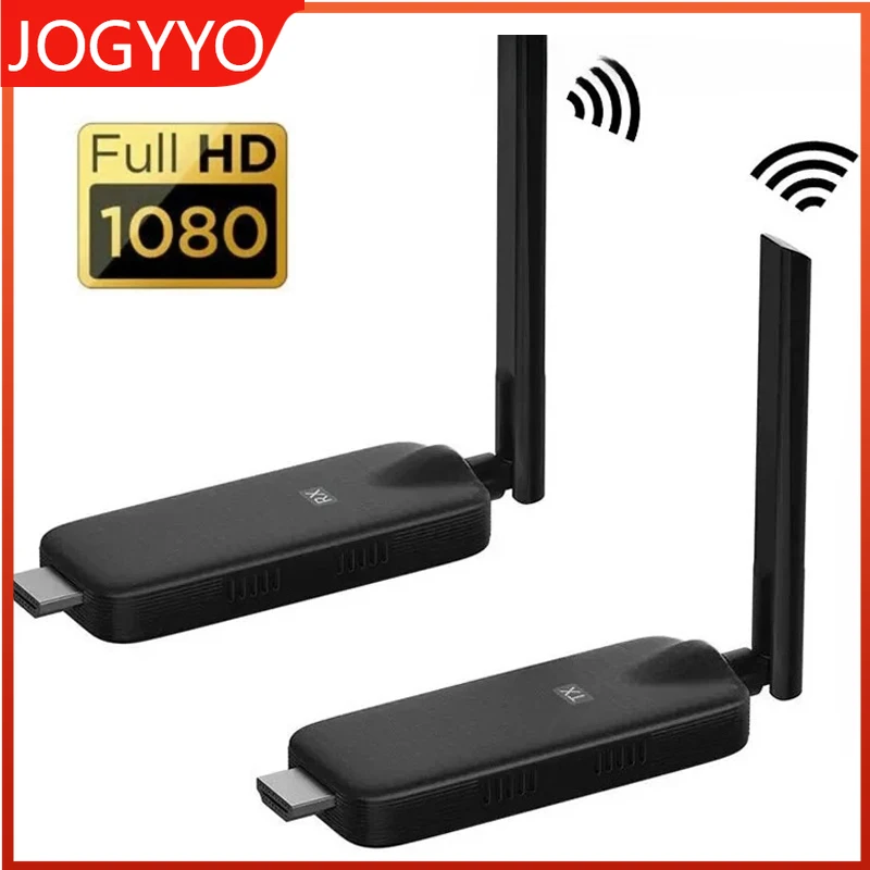 50M Wireless HDMI-compatible Extender Video Transmitter Receiver Display Adapter for Iphone 15 Ipad Pro Laptop To TV Projector