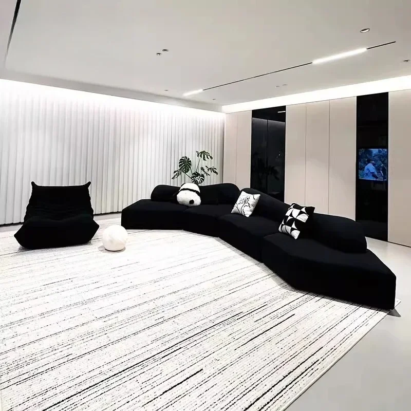 Minimalist Classic Living Room Sofas European Modern Memory Foam Living Room Sofas Nordic Soft Couch Wohnzimmer Furniture Home