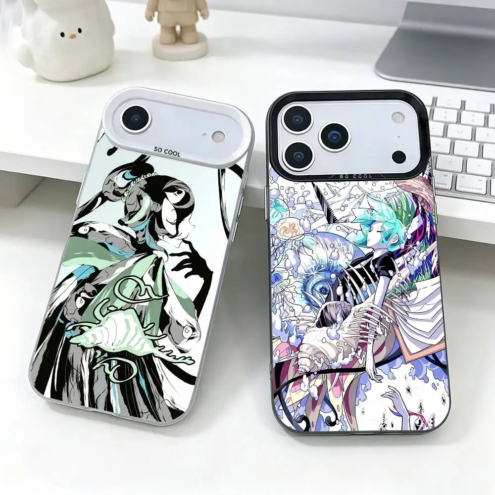Land Of The-L-Lustrous Phone Case For iPhone 17,16,15,14,13,12,11 Plus,Pro Max,XS,Colorful Silver Cover