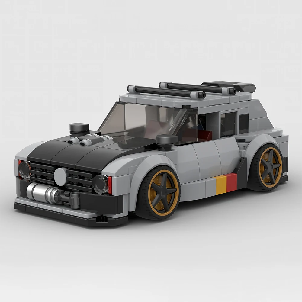 Новая модель MOC Speed ​ ​ Конструктор «Гоночная серия 1982 GTI Mk1»: Модульная сборная модель автомобиля, подарочный набор для взрослых коллекционеров