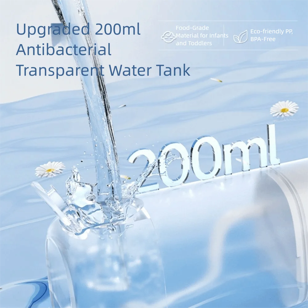 

USB Rechargeable Oral Irrigator Pulse Technology Foldable Structure Dental Water Jet Portable Design Smart Electric