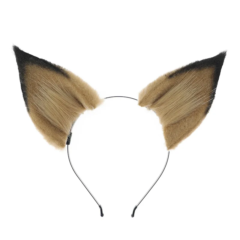 Filet de renard pour spectacle de bande dessinée, accessoires pour cheveux rouges, bandeau d'oreille de renard, couvre-chef KC, accessoires Cos