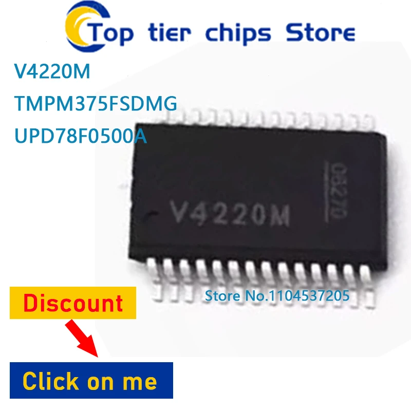 10PCS~5PCS/LOT  V4220M	SSOP28 TMPM375FSDMG	SSOP30 UPD78F0500A	SSOP30 SSOP 100% NEW