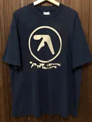 Aphex 트윈 로고 반팔 코튼 티셔츠, 남녀공용 S-5Xl, Vm2452