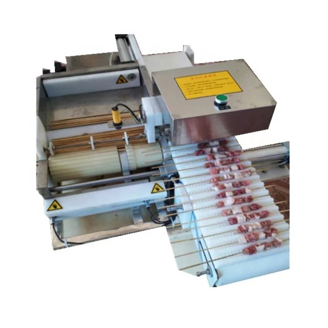 

Lamb/ Chicken Meat Skewer Wearing Machine