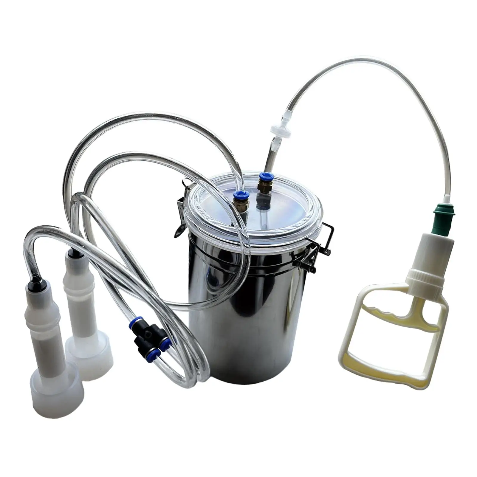 Manual Sheep Milker Sheep Multipurpose Stainless Steel 2L Portable Sheep Cow Milker Kits for Factories Indoor Outdoor Market image 3