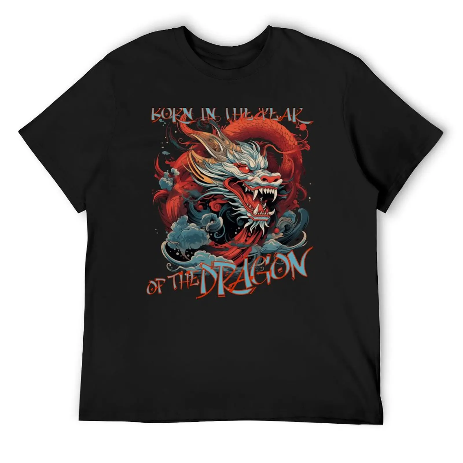 

Born In The Year of the Dragon 2024 T-Shirt oversized customizeds vintage graphic tee designer shirts t shirt men 100℅ cotton