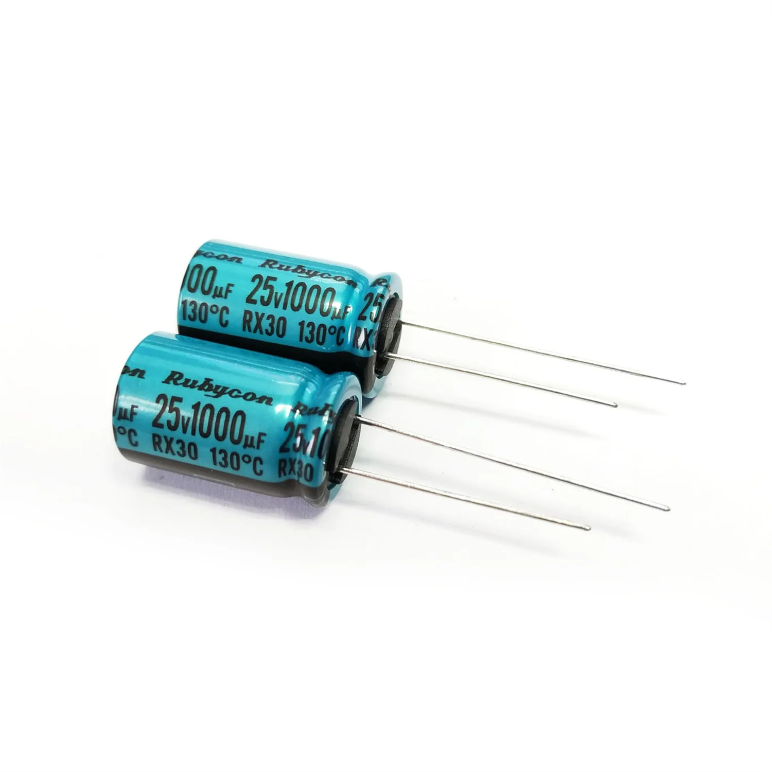 100PCS 25V1000UF RX30 12.5X20 25RX301000M12.5X20 RUBYCON Long Life Brand New Low Impedance Electrolytic Capacitor