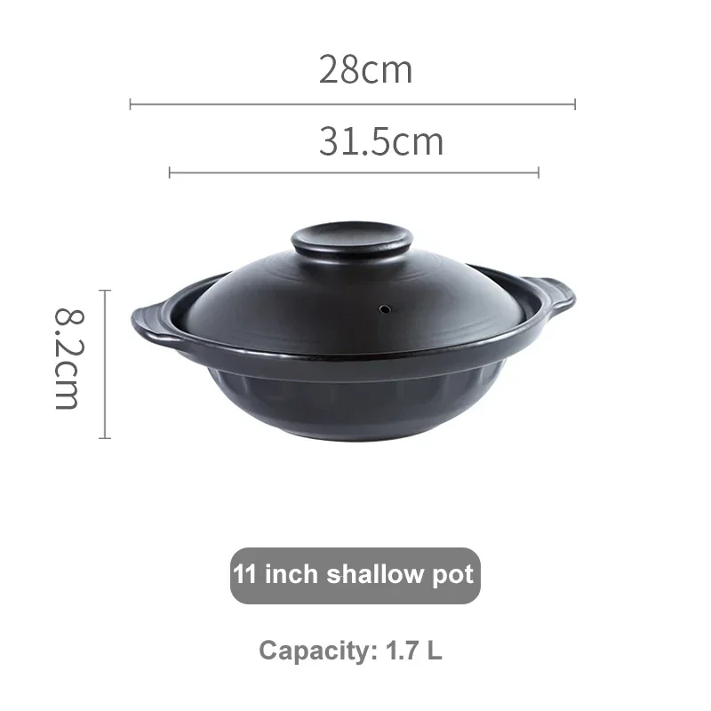 Koreaanse Pot Braadpan Aardewerk Soeppan Gestoomde Rijst Gestoofde Kip Rijst en Hittebestendige Claypot Rijst Gas Claypot