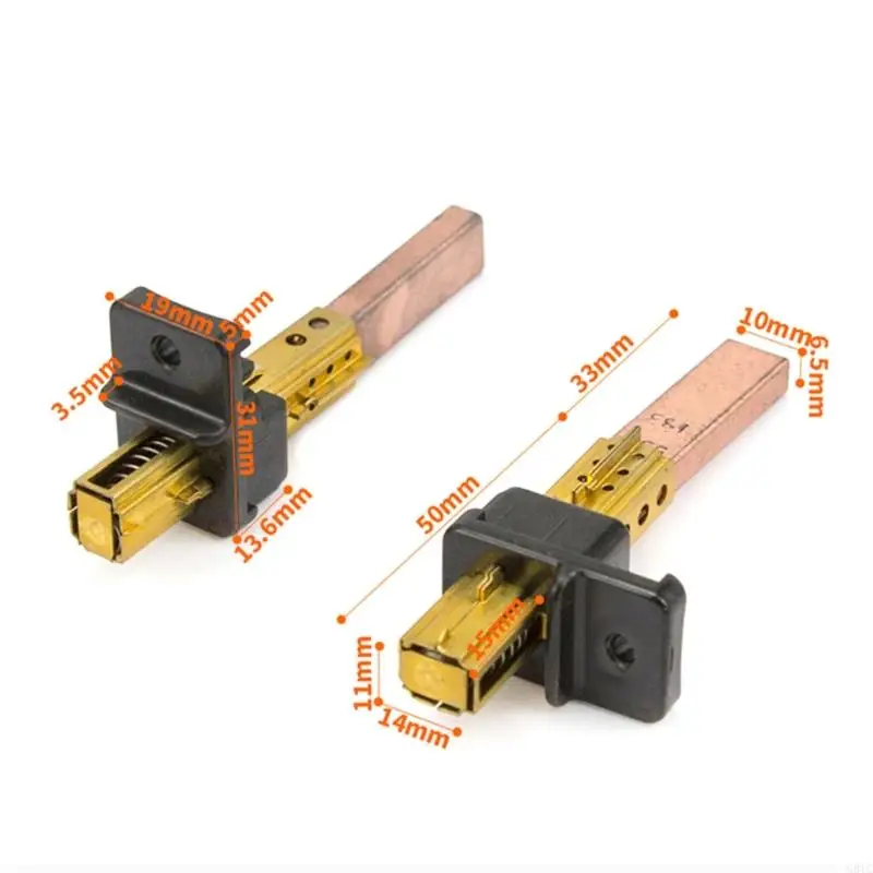 G8TC Vacuum Cleaner Motor Carbon Cruich заменяет аксессуары ремонт деталей 6.5x10x33 мм