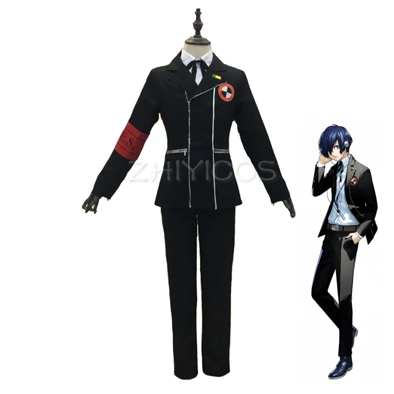 

Аниме Shin Megami Tensei Persona 3 Косплей-костюм Minato Arisato школьная форма комплект Хэллоуин вечерние костюмы для женщин/мужчин