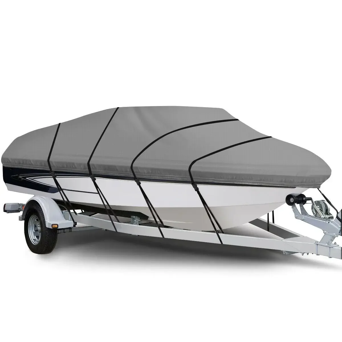 

Lightweight Custom Made 17-19ft X 95" Beam Width Waterproof Boat Cover Yacht Cover