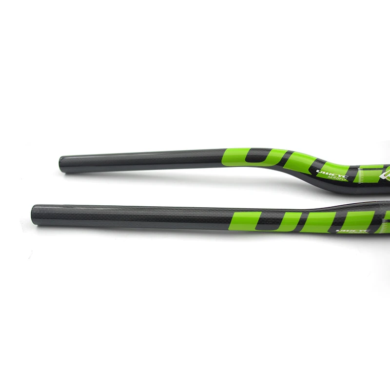 Ullicyc Carbon rower górski kierownica rowerowa kierownica węglowa MTB 3k błyszczący zielony 31.8*600/640/660/680/700/720mm CB186 — zdjęcie 6