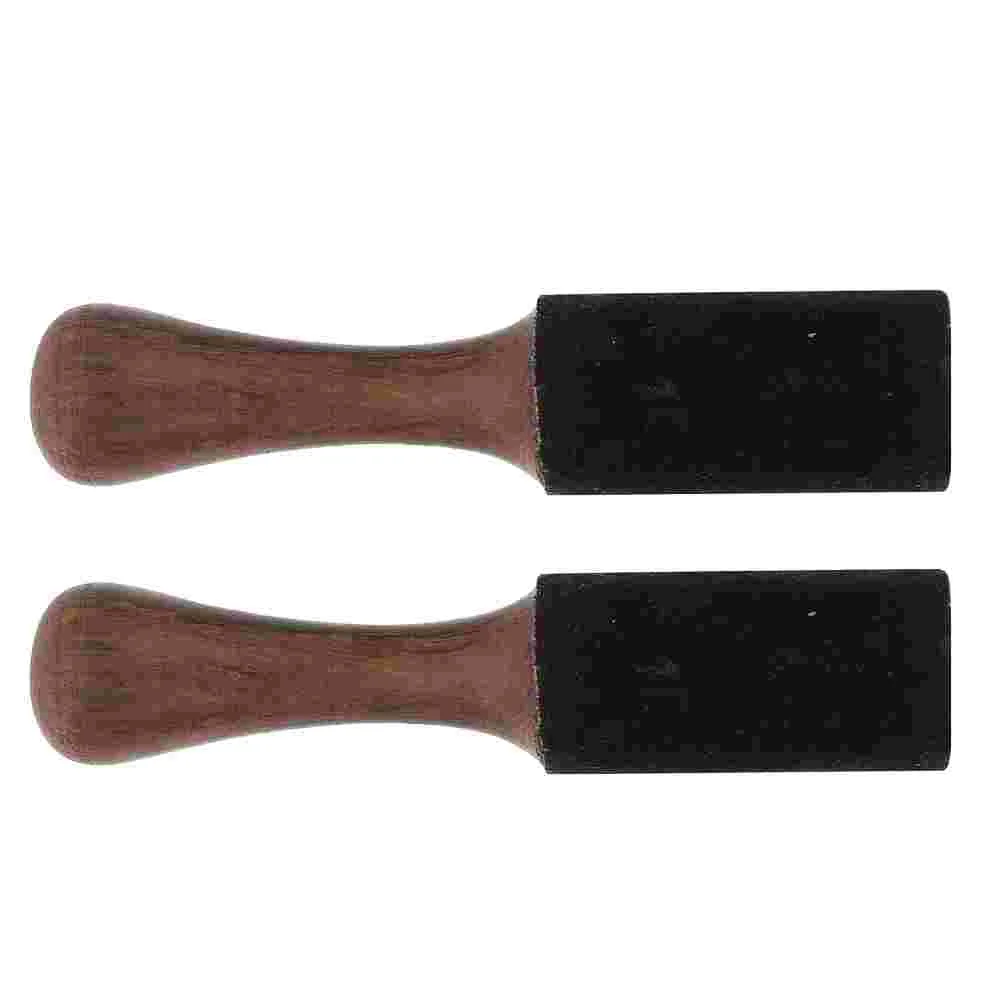 

2 Pcs Buddha Sound Bowl Stick Tibetan Singing Nepalese Wood Accessory Parts Meditation Wooden Mallet