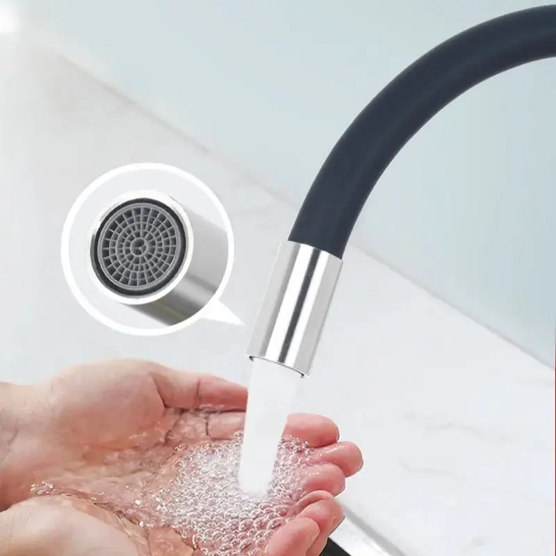 Tuyau Flexible Rotatif en Acier Inoxydable, Robinet d'Eau Froide, 2 Modes d'Eau, Résistant à 360, Universel