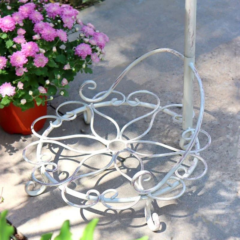 Floor Standing Plant Shelf for Garden Balcony Flowerpot Holder  Rose Climbing Rattan Trellis Outdoor Decoration Welcome Sign image 4