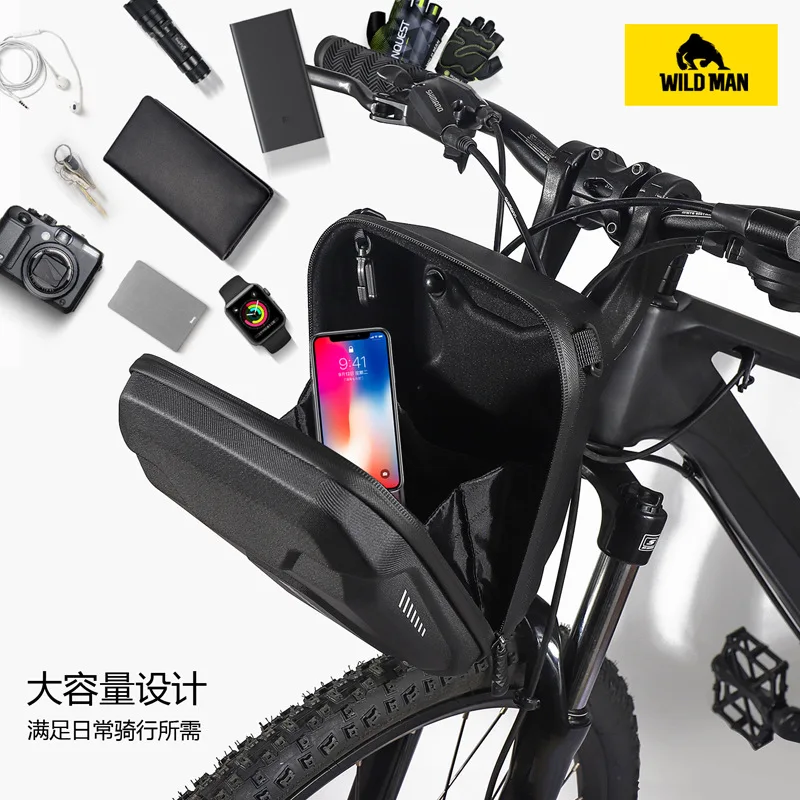 

Anti-slip Design Pack Riding Equipment G1038 G507 Bicycle Handlebars/Front Hanging Bag EVA Hard Shell Material
