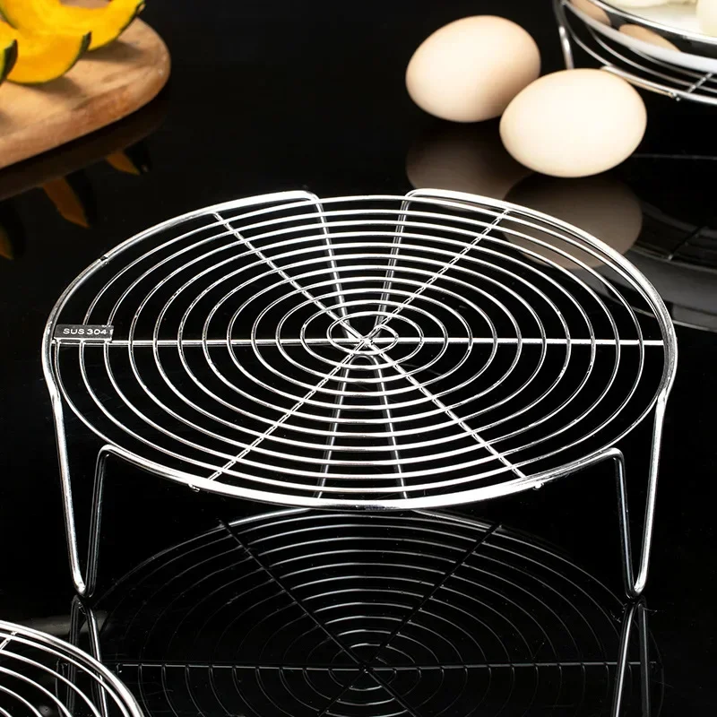 Stainless Steel Steamer Rack Steaming Tray Multifunction Stuffed Bun Eggs Grill Steam Stand Shelf Kitchen Cooking Accessories